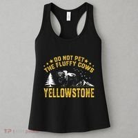Do Not Pet The Fluffy Cows Buffalo & Bison Yellowstone Park Women's Tank Top thumb 3