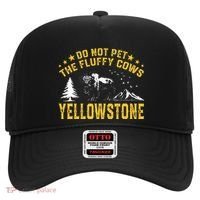 Do Not Pet The Fluffy Cows Buffalo & Bison Yellowstone Park Hat thumb 0