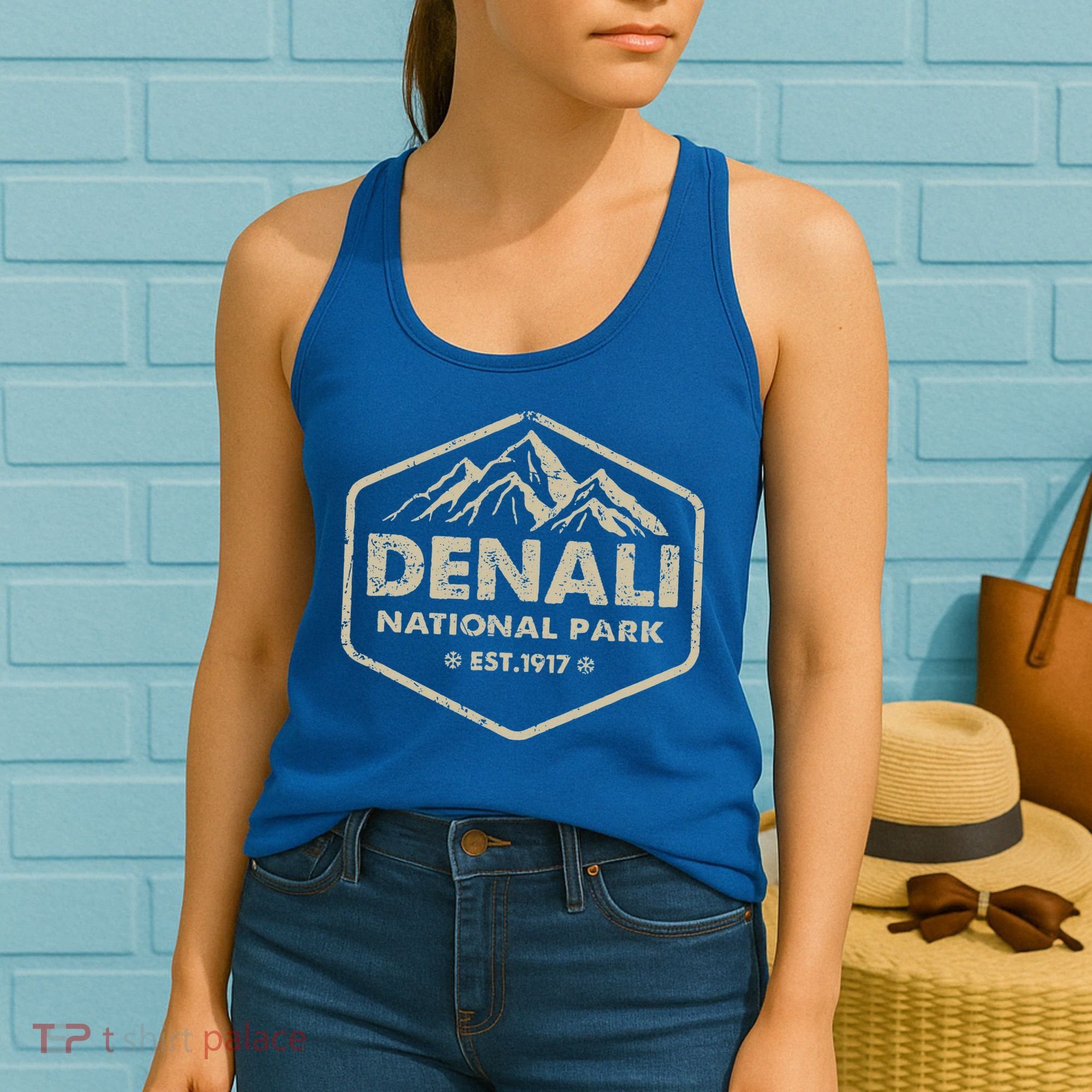 Denali National Park Alaska Mountains Nature Women's Tank Top