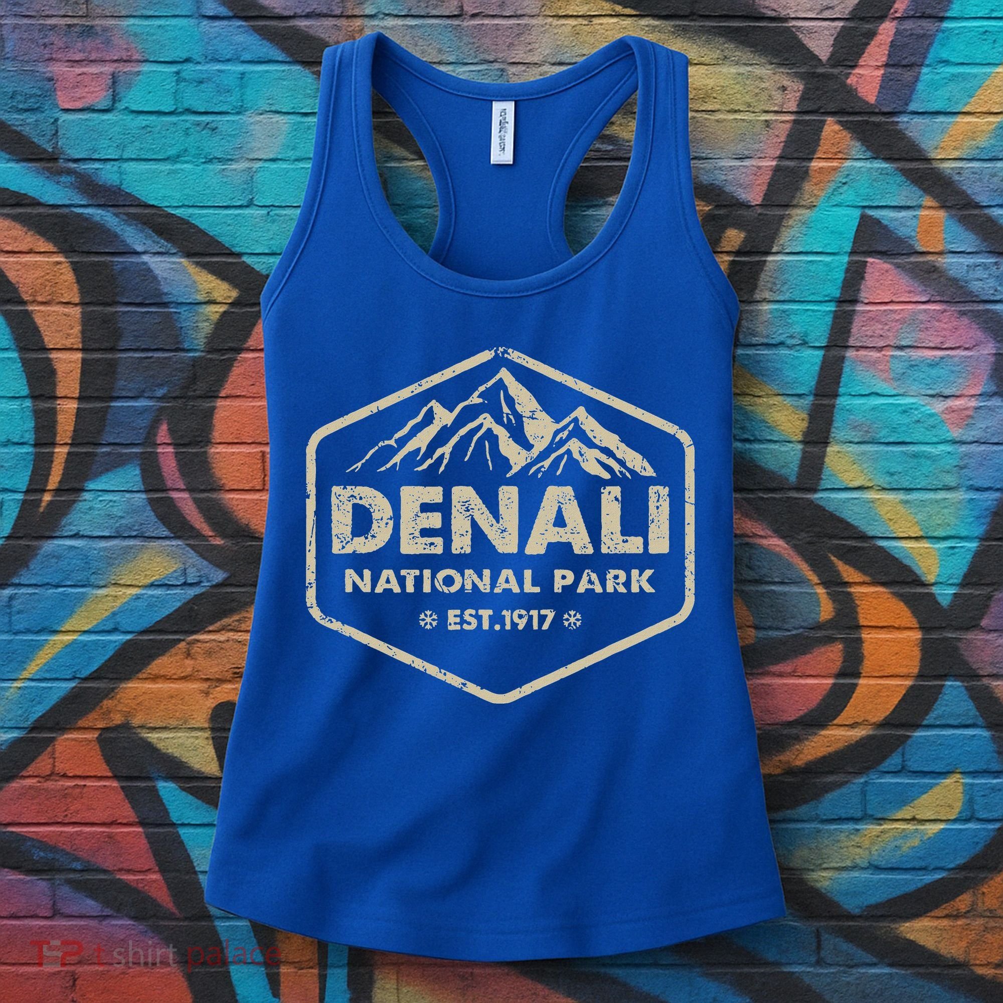 Denali National Park Alaska Mountains Nature Women's Tank Top
