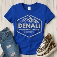 Denali National Park Alaska Mountains Nature Women's T-Shirt thumb 3