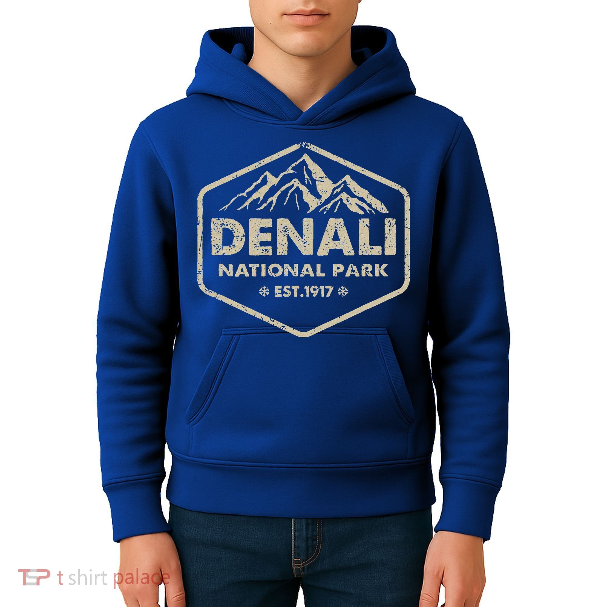 Denali National Park Alaska Mountains Nature Kids Hoodie