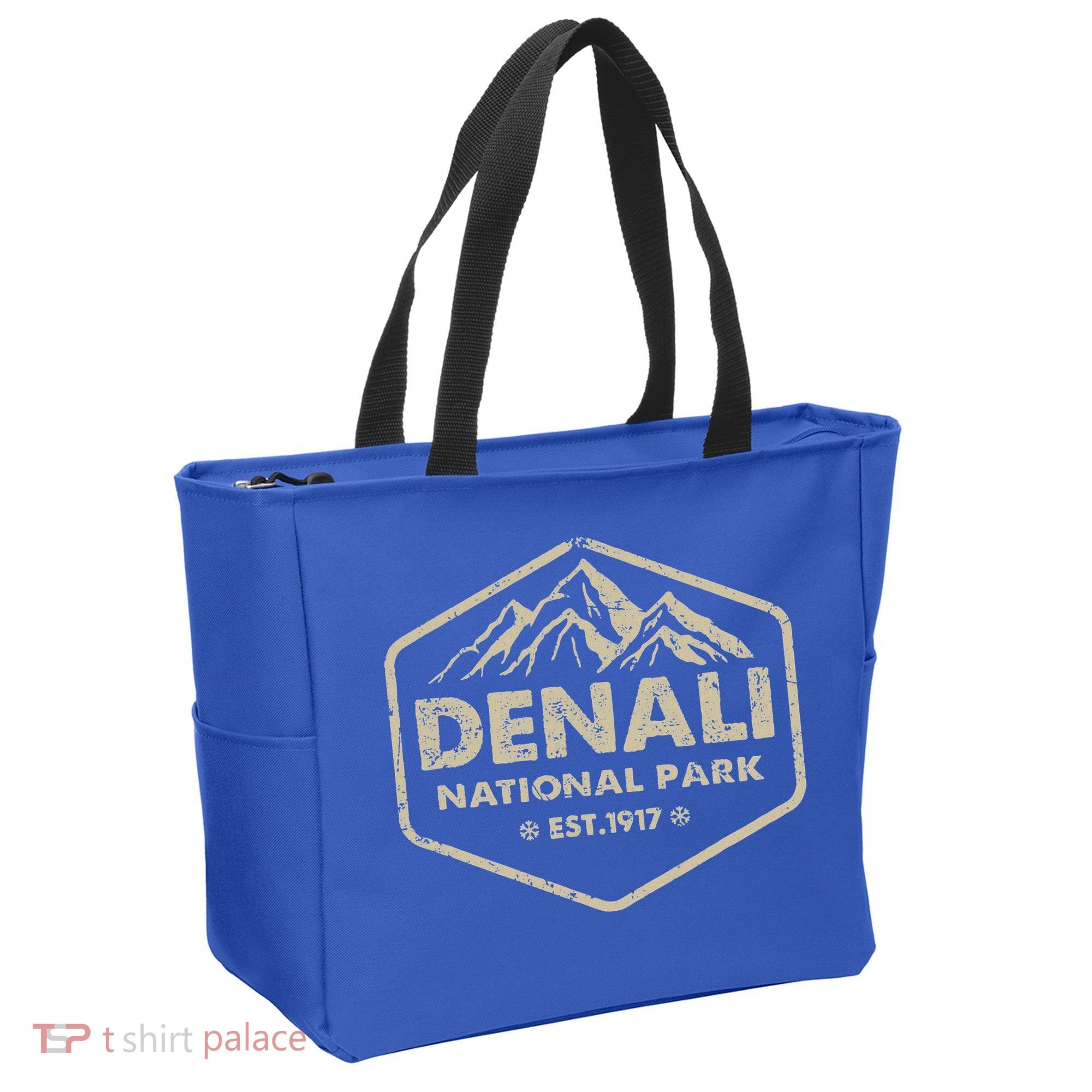 Denali National Park Alaska Mountains Nature Tote Bag