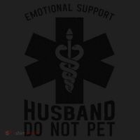 Do Not Pet Emotional Support Husband Hat thumb 2