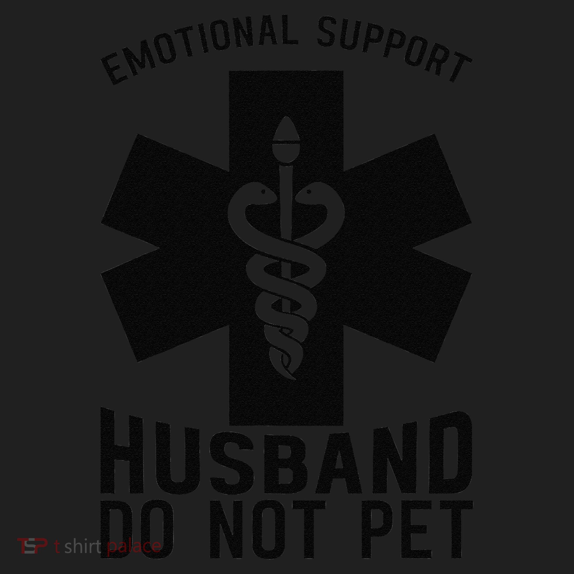 Do Not Pet Emotional Support Husband Golf Towel