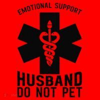 Do Not Pet Emotional Support Husband Santa Hat thumb 1
