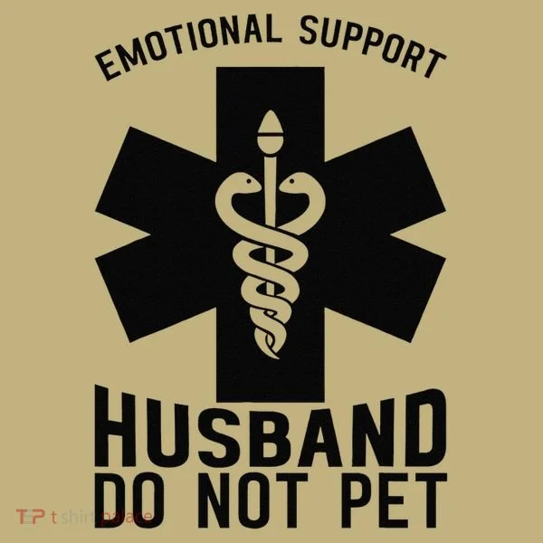 Do Not Pet Emotional Support Husband Hoodie