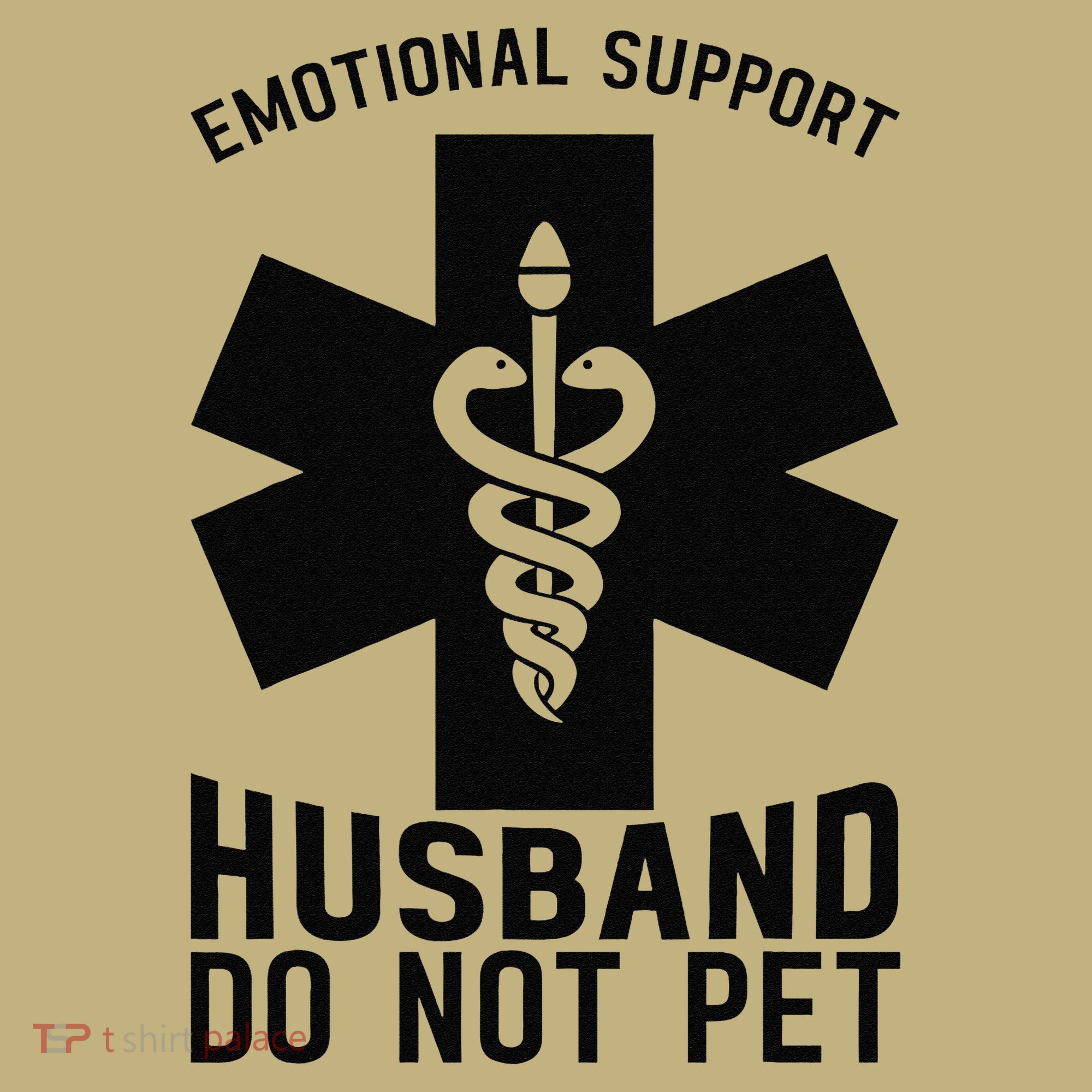 Do Not Pet Emotional Support Husband Mousepad