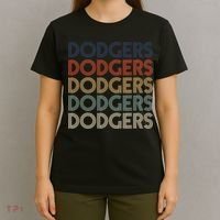Dodgers Name Retro Vintage Apparel Gift Dodgers Lover T-Shirt thumb 4