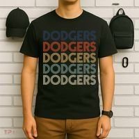 Dodgers Name Retro Vintage Apparel Gift Dodgers Lover T-Shirt thumb 6
