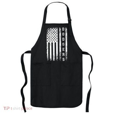 Dodgers Name Retro Vintage Apparel Gift Dodgers Lover Apron