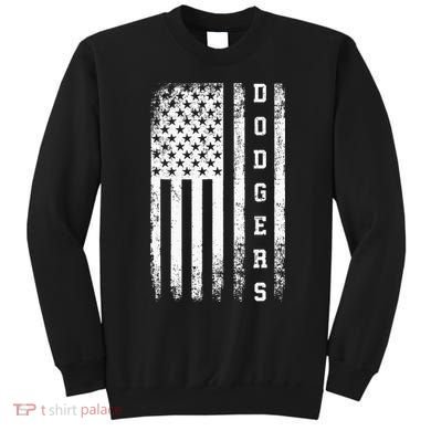 Dodgers Name Retro Vintage Apparel Gift Dodgers Lover Sweatshirt