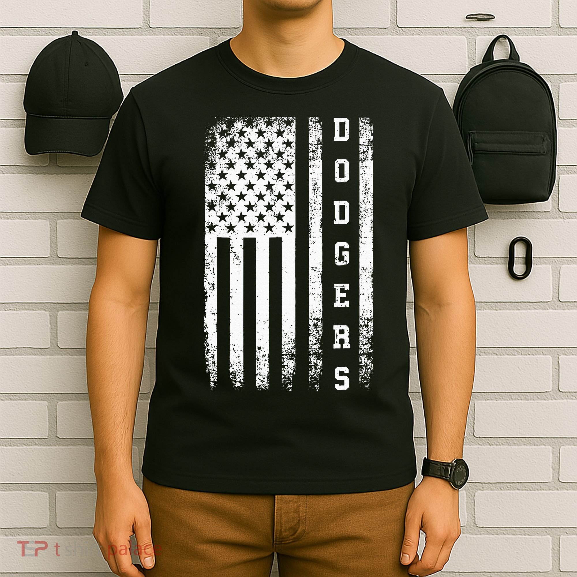 Dodgers Name Retro Vintage Apparel Gift Dodgers Lover T-Shirt