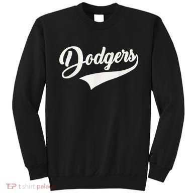 Dodgers Name Retro Vintage Sweatshirt