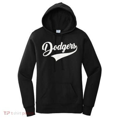 Dodgers Name Retro Vintage Women's Hoodie