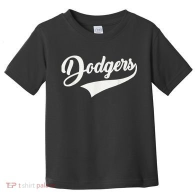 Dodgers Name Retro Vintage Toddler T-Shirt