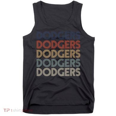 Dodgers Name Retro Vintage Apparel Gift Dodgers Lover Tank Top