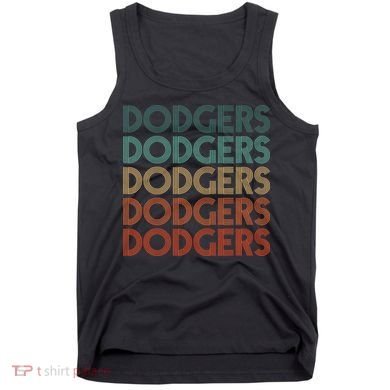 Dodgers Name Retro Vintage Apparel Gift Dodgers Lover Tank Top