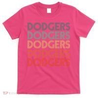 Dodgers Name Retro Vintage Apparel Gift Dodgers Lover T-Shirt thumb 0