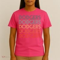 Dodgers Name Retro Vintage Apparel Gift Dodgers Lover T-Shirt thumb 4
