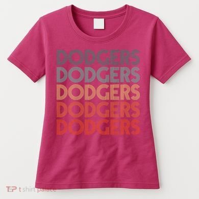 Dodgers Name Retro Vintage Apparel Gift Dodgers Lover Women's T-Shirt