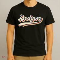 Dodgers Name Retro Vintage Gift For Men Women Boy Girl T-Shirt thumb 3