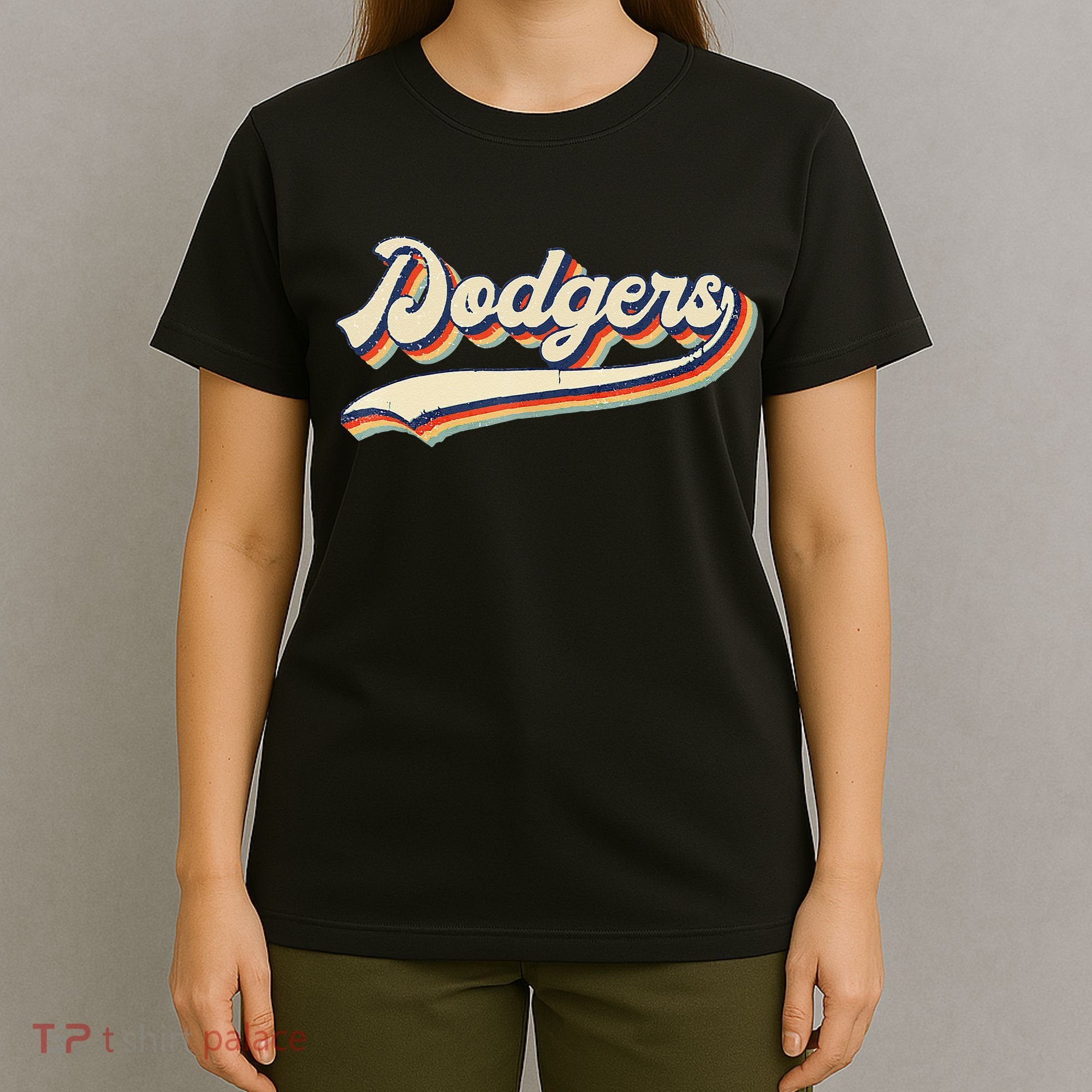Dodgers Name Retro Vintage Gift For Men Women Boy Girl T-Shirt