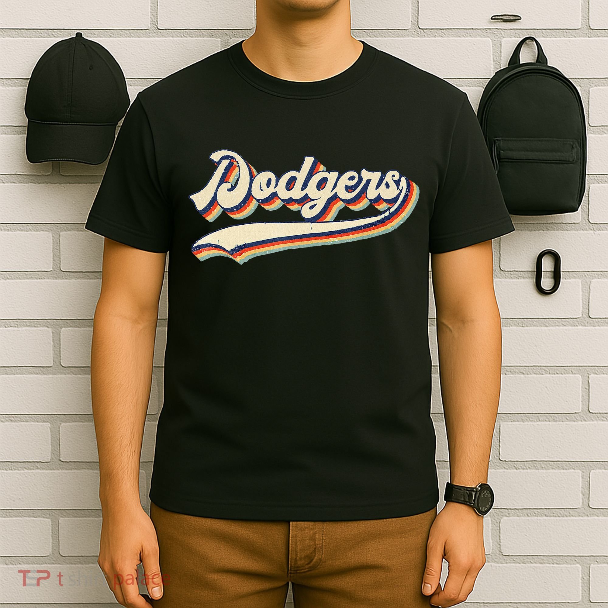 Dodgers Name Retro Vintage Gift For Men Women Boy Girl T-Shirt