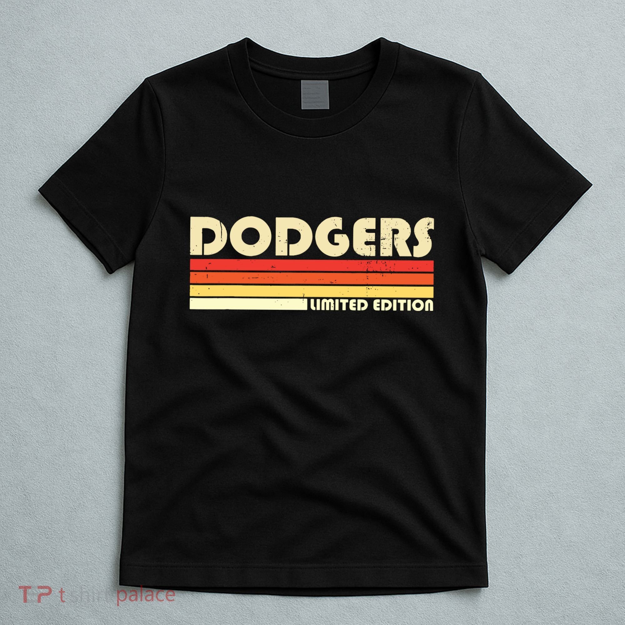Dodgers Name Retro Vintage Apparel Gift For Men Women T-Shirt