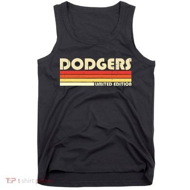 Dodgers Name Retro Vintage Apparel Gift For Men Women Tank Top