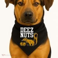 Deez Nuts Squirrel USA-Made Doggie Bandana thumb 1
