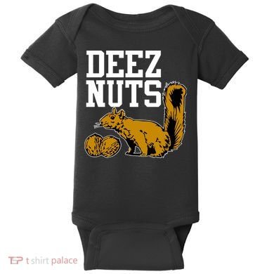 Deez Nuts Squirrel Baby Bodysuit