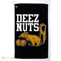 Deez Nuts Squirrel Golf Towel thumb 0