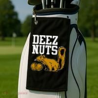 Deez Nuts Squirrel Golf Towel thumb 2