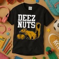 Deez Nuts Squirrel Kids T-Shirt thumb 3