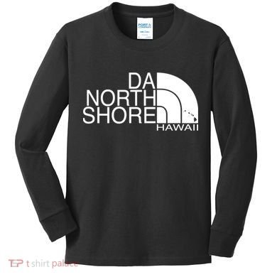 Da North Shore Hawaii Kids Long Sleeve Shirt