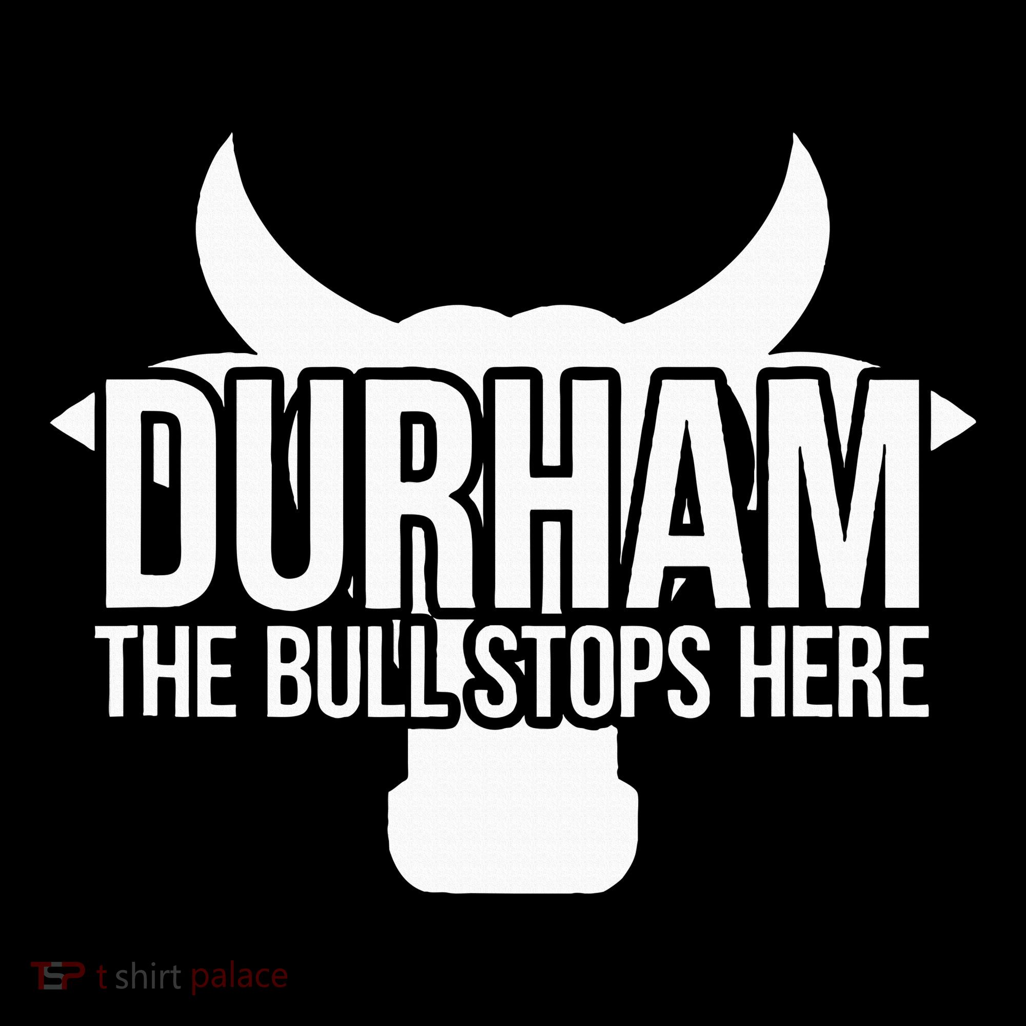 Durham Nc The Bull Stops Here USA-Made Doggie Bandana