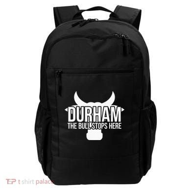 Durham Nc The Bull Stops Here Backpack