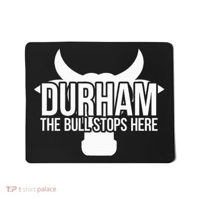 Durham Nc The Bull Stops Here Mousepad