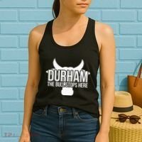 Durham Nc The Bull Stops Here Women's Tank Top thumb 2