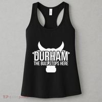 Durham Nc The Bull Stops Here Women's Tank Top thumb 3