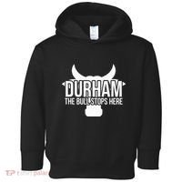 Durham Nc The Bull Stops Here Toddler Hoodie thumb 0