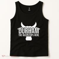 Durham Nc The Bull Stops Here Tank Top thumb 2