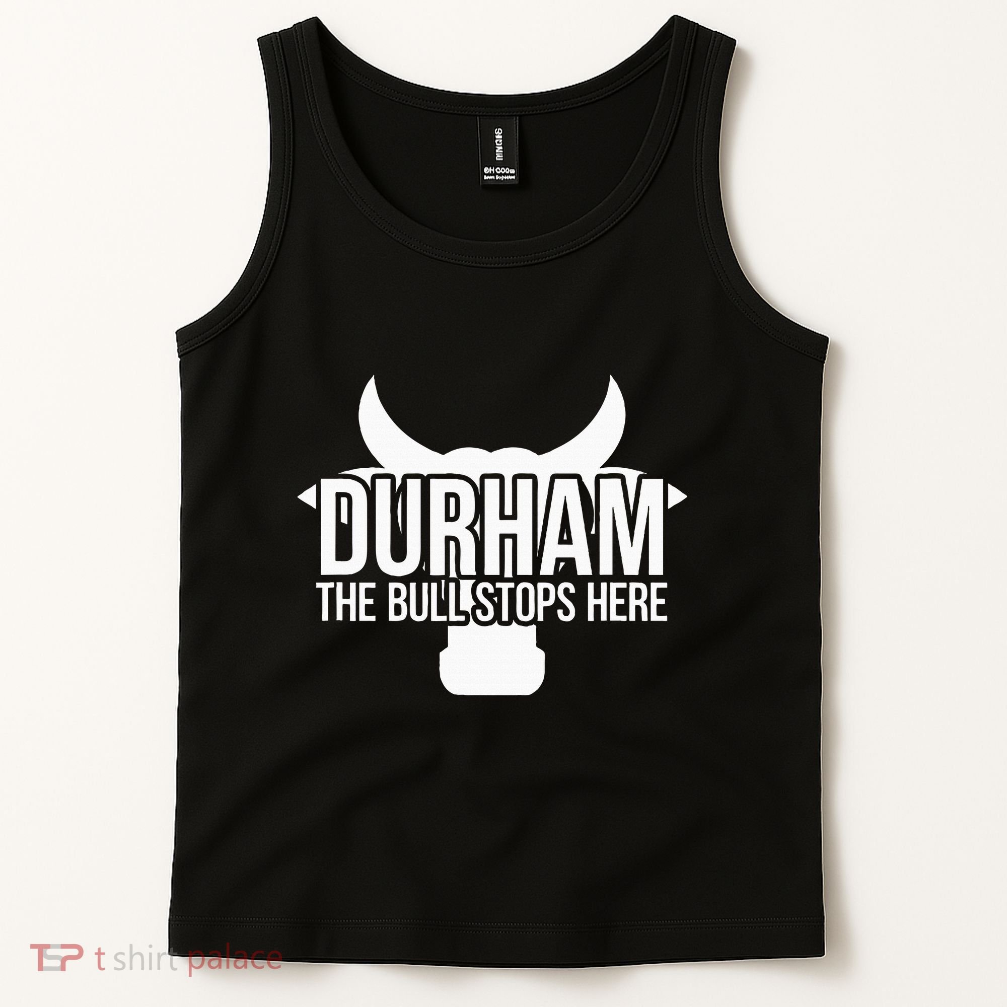 Durham Nc The Bull Stops Here Tank Top