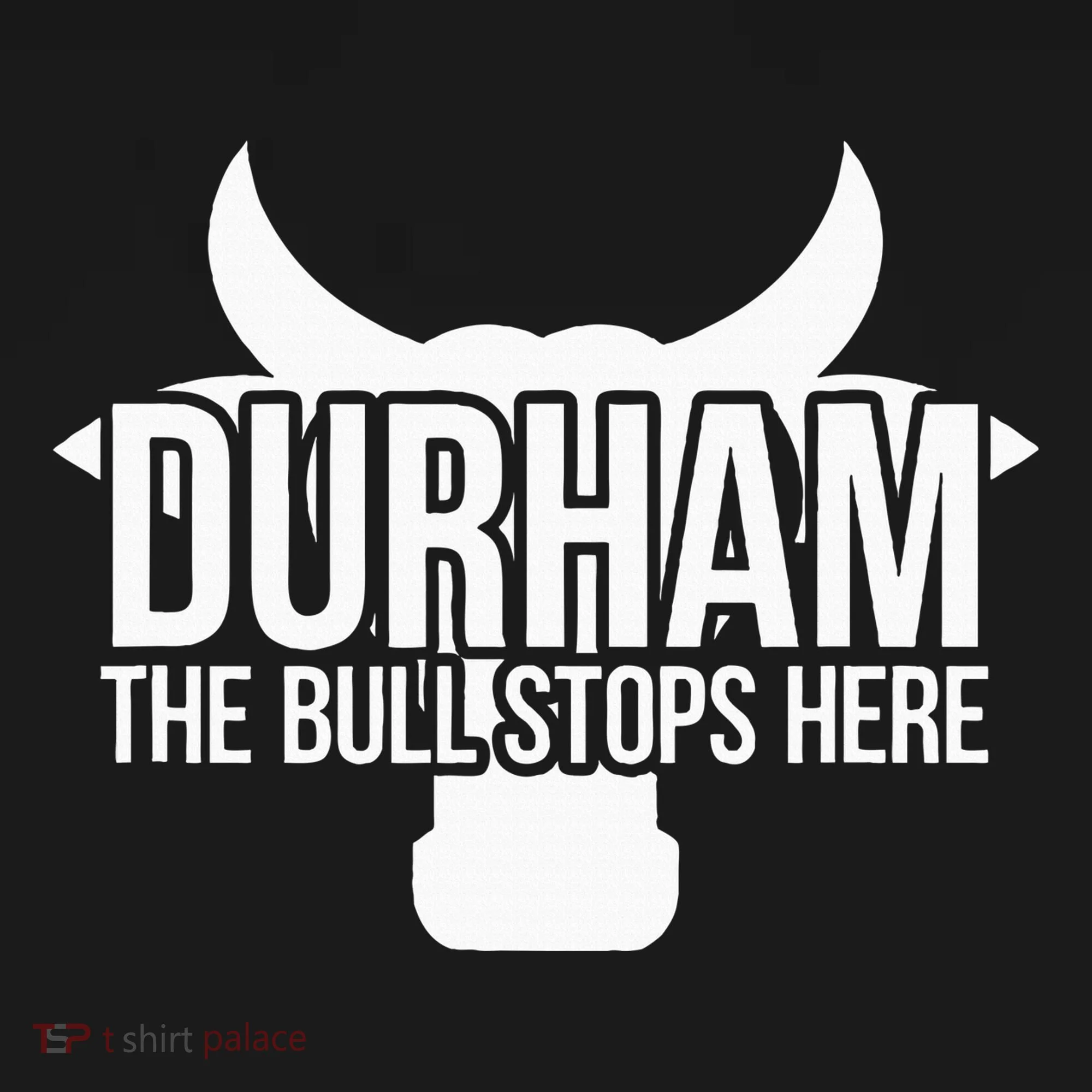 Durham Nc The Bull Stops Here Kids Long Sleeve Shirt