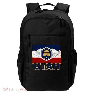 Distressed New Utah Flag Backpack