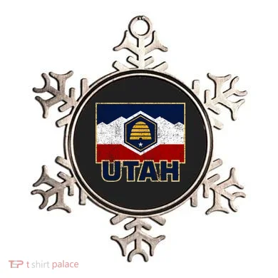 Distressed New Utah Flag Ornament