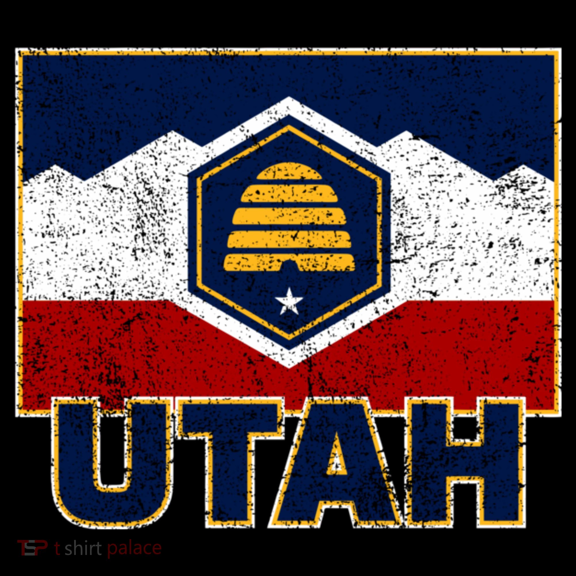 Distressed New Utah Flag Ornament