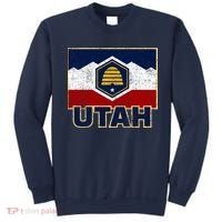 Distressed New Utah Flag Sweatshirt thumb 0