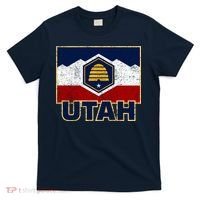 Distressed New Utah Flag T-Shirt thumb 0